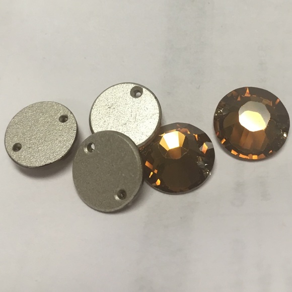 1PCS Crystal Sew On Rhinestone Flat Back Buttons - Picture 6 of 9